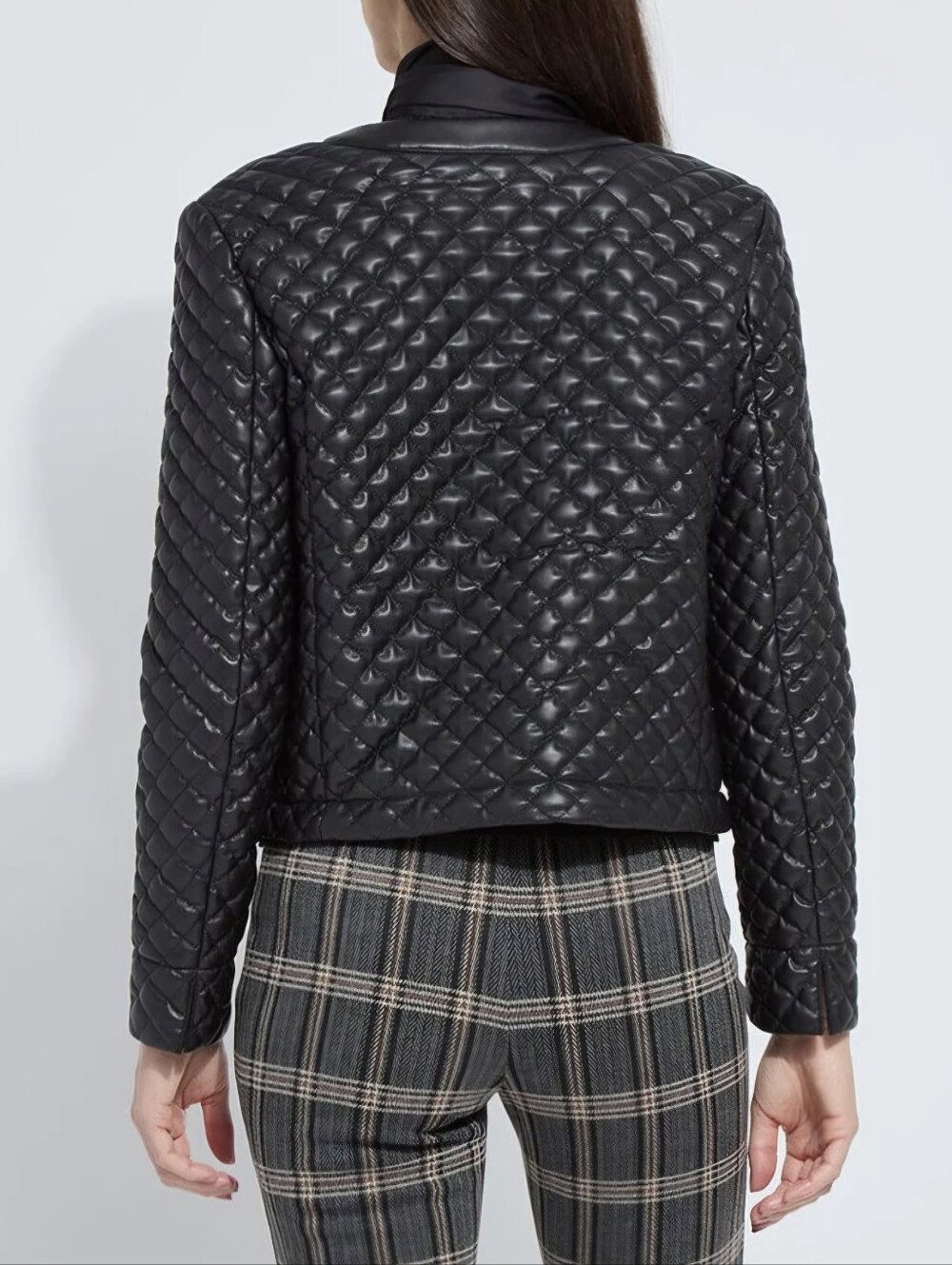 NWT - Lysse -Aurelle Quilted Vegan Leather Jacket, Size Small - Picture 5 of 6